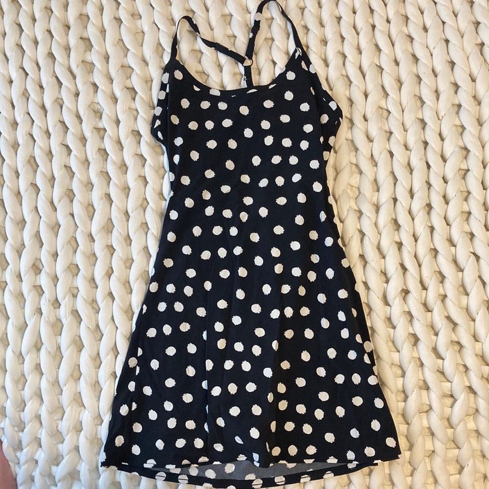 NWOT polka dot exercise dress